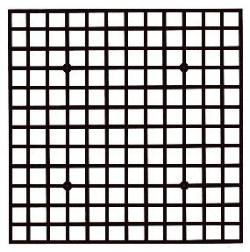 13 by 13 Go Board